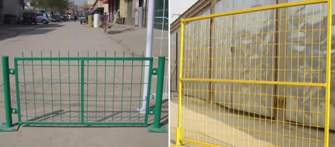 Portable Mobile Fencing with Infill Welded Mesh Panels